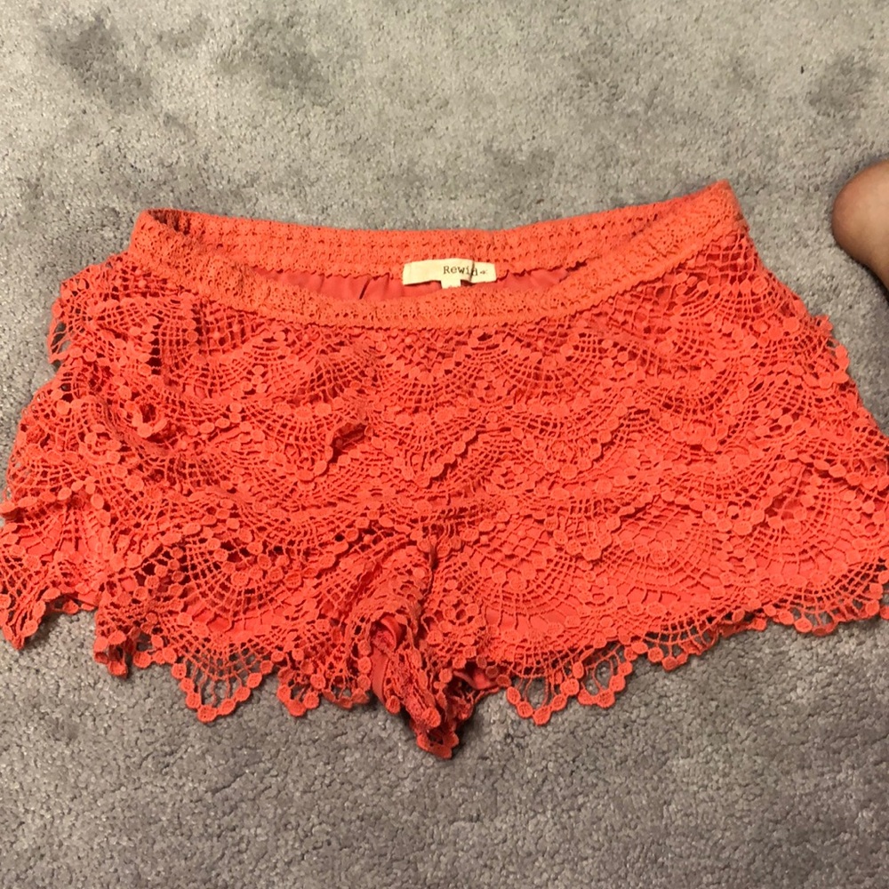 lace shorts
